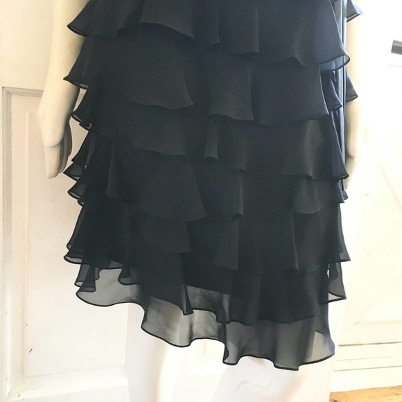 NEW KAY UNGER NY 100% Silk Cocktail MidiDress SZ 6 - Picture 8 of 12
